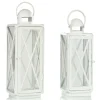 Matte Lattice Lanterns, Set Of 2-Kirkland's Home Discount