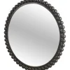 Matte Metal Beaded Round Mirror-Kirkland's Home Discount