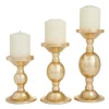 Matte Metal 3-Pc. Pillar Candle Holder Set-Kirkland's Home Hot