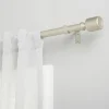 Matte Nickel Rhys Cylinder Curtain Rod, 120 In.-Kirkland's Home Best Sale