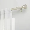 Matte Nickel Stacked Cylinder Curtain Rod, 120 In.-Kirkland's Home Best Sale