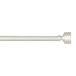 Matte Nickel Stacked Cylinder Curtain Rod, 120 In.-Kirkland's Home Best Sale