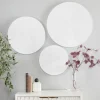 Matte Ribbed Sunburst Wall Plates, Set Of 3-Kirkland's Home Discount
