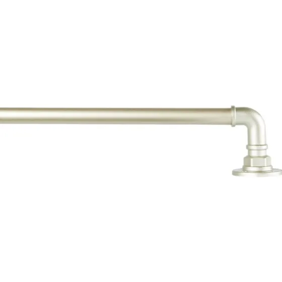 Matte Silver Hyde Wrap Around Curtain Rod, 72 In.-Kirkland's Home Best