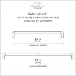 Matte Silver Hyde Wrap Around Curtain Rod, 72 In.-Kirkland's Home Best