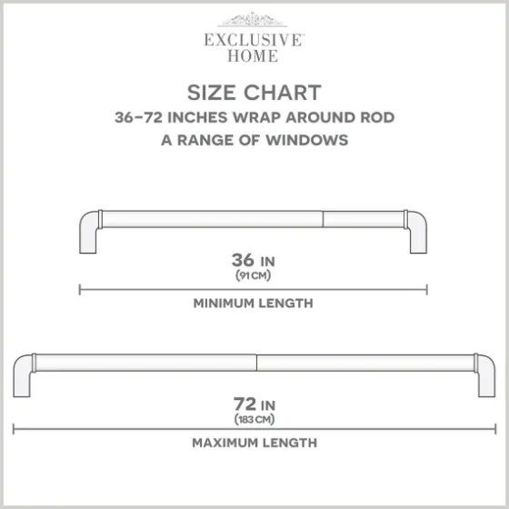 Matte Silver Hyde Wrap Around Curtain Rod, 72 In.-Kirkland's Home Best