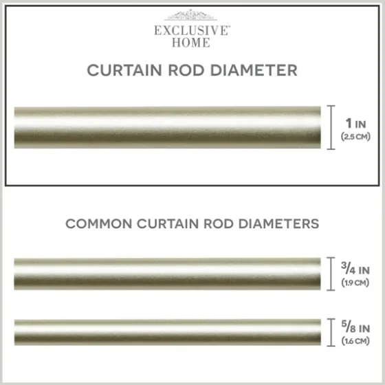 Matte Silver Hyde Wrap Around Curtain Rod, 72 In.-Kirkland's Home Best