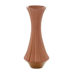 Matte Terracotta Fluted Ceramic Vase, 20 In.-Kirkland's Home Best Sale