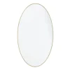 Matte Thin Wood Frame Oval Wall Mirror-Kirkland's Home Cheap