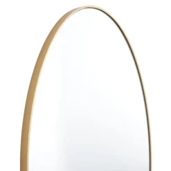 Matte Thin Wood Frame Oval Wall Mirror-Kirkland's Home Cheap