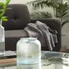 Matte Turquoise Glass Candle Holder-Kirkland's Home Online