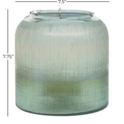 Matte Turquoise Glass Candle Holder-Kirkland's Home Online