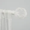 Matte White Open Sphere Curtain Rod, 72 In.-Kirkland's Home Outlet