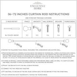 Matte White Open Sphere Curtain Rod, 72 In.-Kirkland's Home Outlet