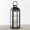 Matte Window Pane Lantern, 24 In.-Kirkland's Home Sale