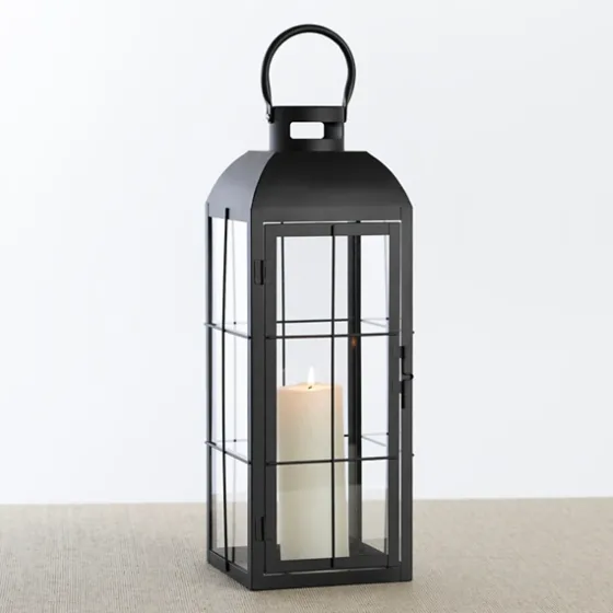 Matte Window Pane Lantern, 24 In.-Kirkland's Home Sale