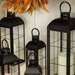 Matte Window Pane Lantern, 24 In.-Kirkland's Home Sale