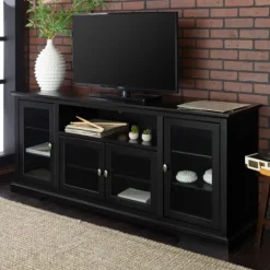 Matte Wood Highboy Tv Stand-Kirkland's Home Hot