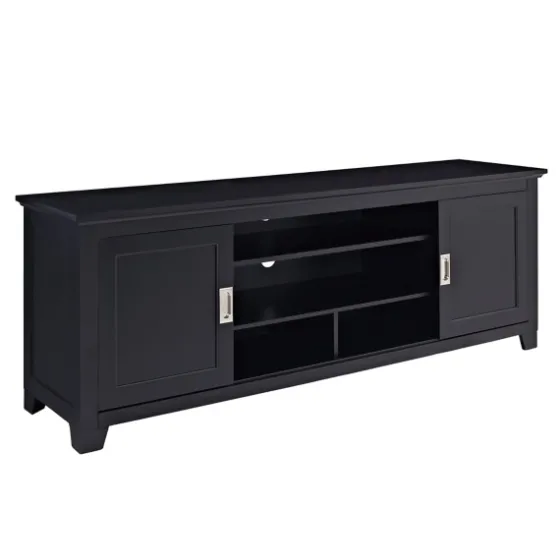 Matte Wood Sliding Doors Media Console-Kirkland's Home Cheap