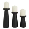 Matte Wood T-Shape Candle Holders, Set Of 3-Kirkland's Home Cheap