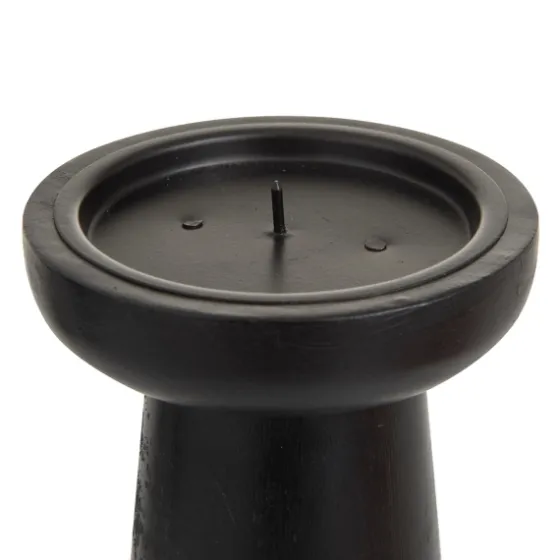 Matte Wood T-Shape Candle Holders, Set Of 3-Kirkland's Home Cheap