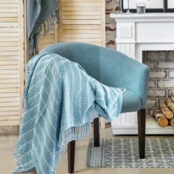 Maui Striped Fringe Throw-Kirkland's Home Cheap