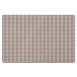 Mauve And Gray Plaid Kitchen Mat-Kirkland's Home Sale