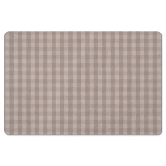 Mauve And Gray Plaid Kitchen Mat-Kirkland's Home Sale