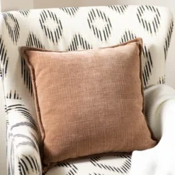 Mauve Chenille Throw Pillow-Kirkland's Home Outlet