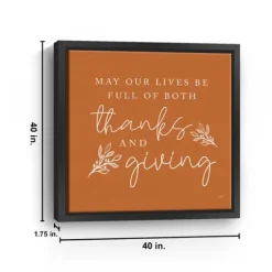May Our Lives Giclee Canvas Wall Plaque-Kirkland's Home Online