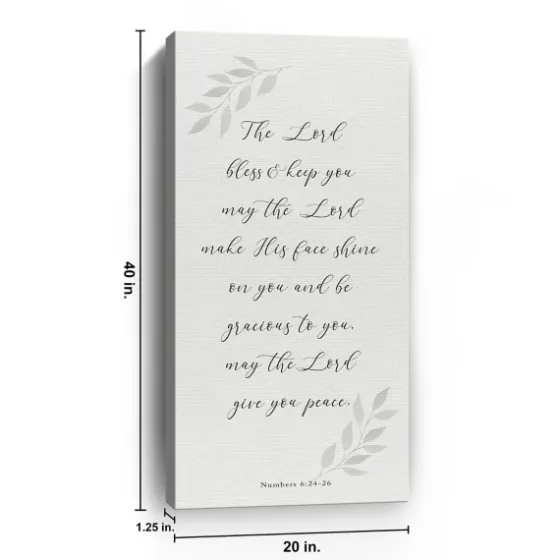 May The Lord Give You Peace Canvas Art Print-Kirkland's Home Discount