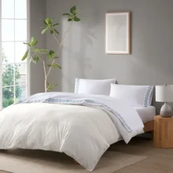 Medallion Hem Microfiber 4-Pc. Full Sheet Set-Kirkland's Home Clearance