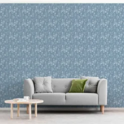 Medium Gray Florals Peel And Stick Wall Mural-Kirkland's Home Outlet
