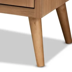 Medium Oak Rattan 2-Door Cabinet-Kirkland's Home Fashion