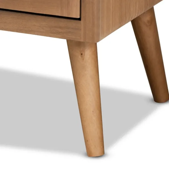 Medium Oak Rattan 2-Door Cabinet-Kirkland's Home Fashion