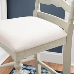 Melvin Distressed Wash Bar Stool-Kirkland's Home Clearance