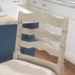 Melvin Distressed Wash Bar Stool-Kirkland's Home Clearance