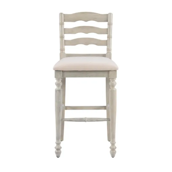 Melvin Distressed Wash Bar Stool-Kirkland's Home Clearance