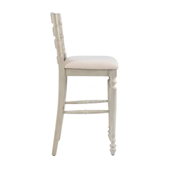 Melvin Distressed Wash Bar Stool-Kirkland's Home Clearance