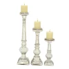 Mercury Glass Candle Holders, Set Of 3-Kirkland's Home Outlet