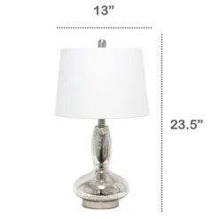 Mercury Glass Curvy Table Lamp-Kirkland's Home Cheap