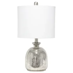 Mercury Hammered Glass Shade Table Lamp-Kirkland's Home Outlet