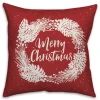 Merry Christmas Wreath Outdoor Pillow-Kirkland's Home Best