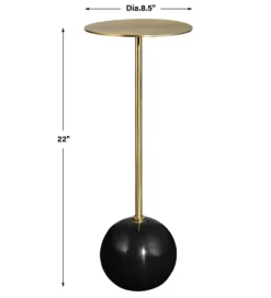 Metal & Round Black Base Cocktail Table-Kirkland's Home Hot