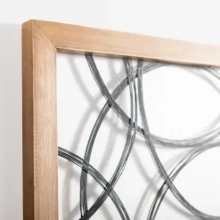 Metal Abstract Circles Wall Plaque-Kirkland's Home Outlet