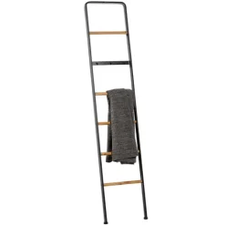 Metal And Fir Wood Leaning Ladder With Hooks-Kirkland's Home Discount