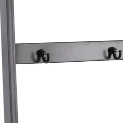 Metal And Fir Wood Leaning Ladder With Hooks-Kirkland's Home Discount