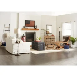 Metal And Fir Wood Leaning Ladder With Hooks-Kirkland's Home Discount