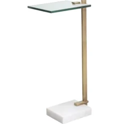 Metal And Glass Top Accent Table-Kirkland's Home Best