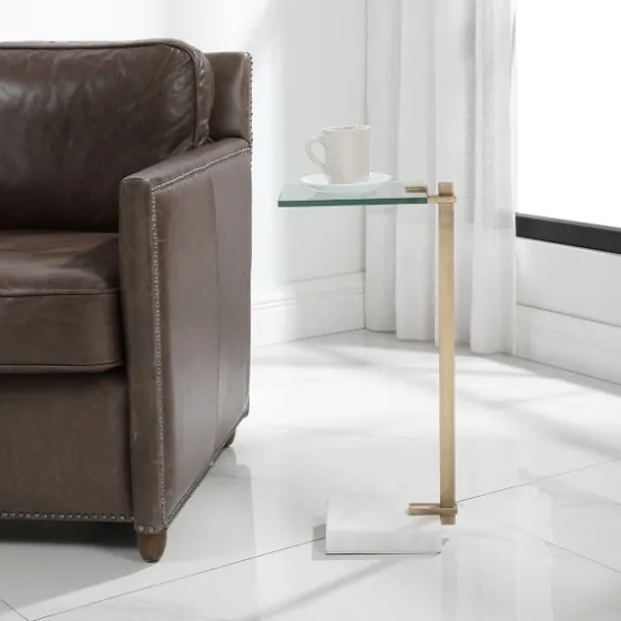 Metal And Glass Top Accent Table-Kirkland's Home Best